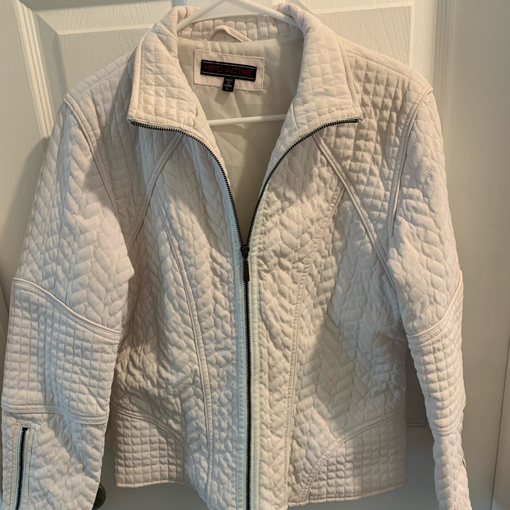 White fashion jacket